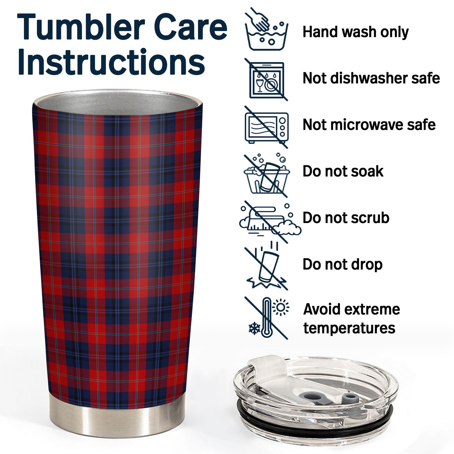 McKnight Tartan Tumbler