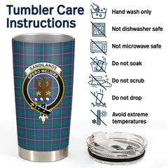 Sandilands Tartan Crest Tumbler