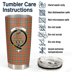 Scott Ancient Tartan Crest Tumbler