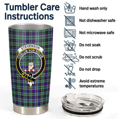 Stevenson Tartan Crest Tumbler