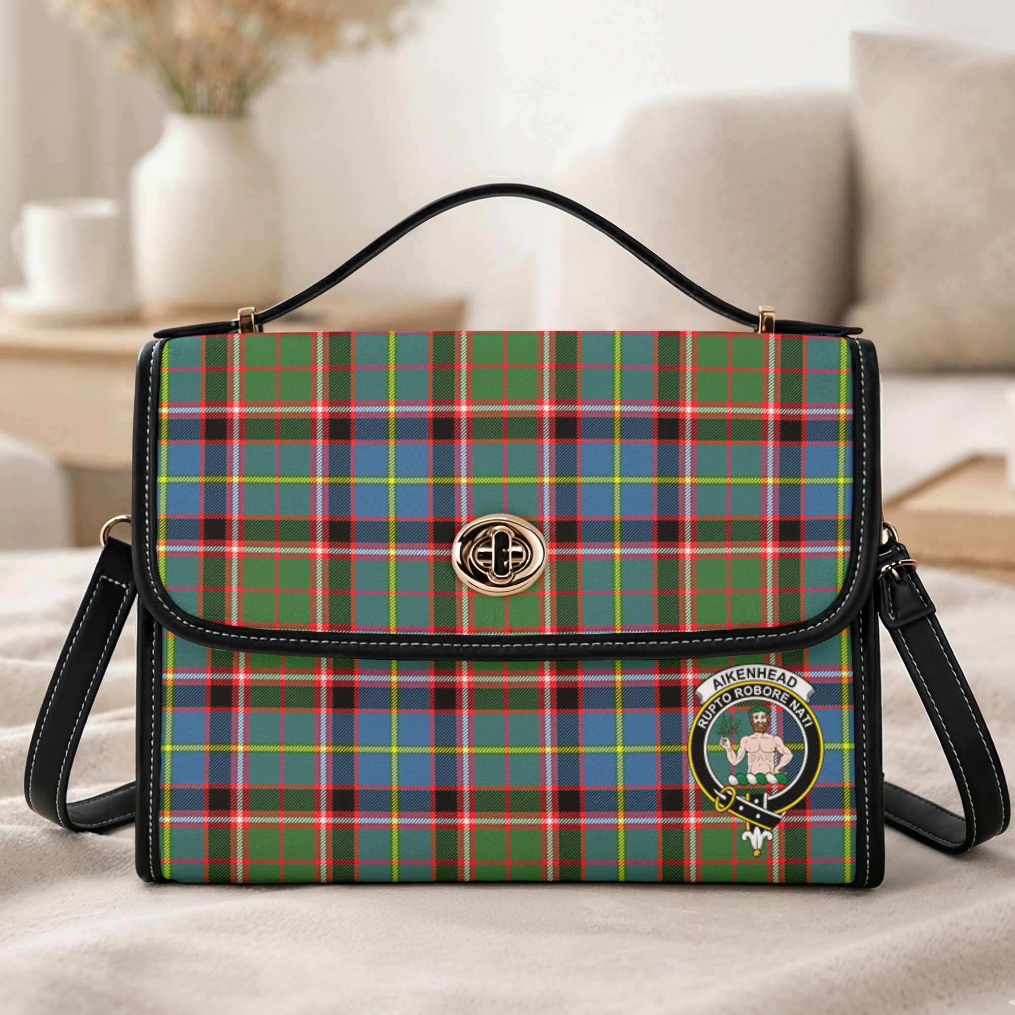 Aikenhead Tartan Crest Satchel Bag