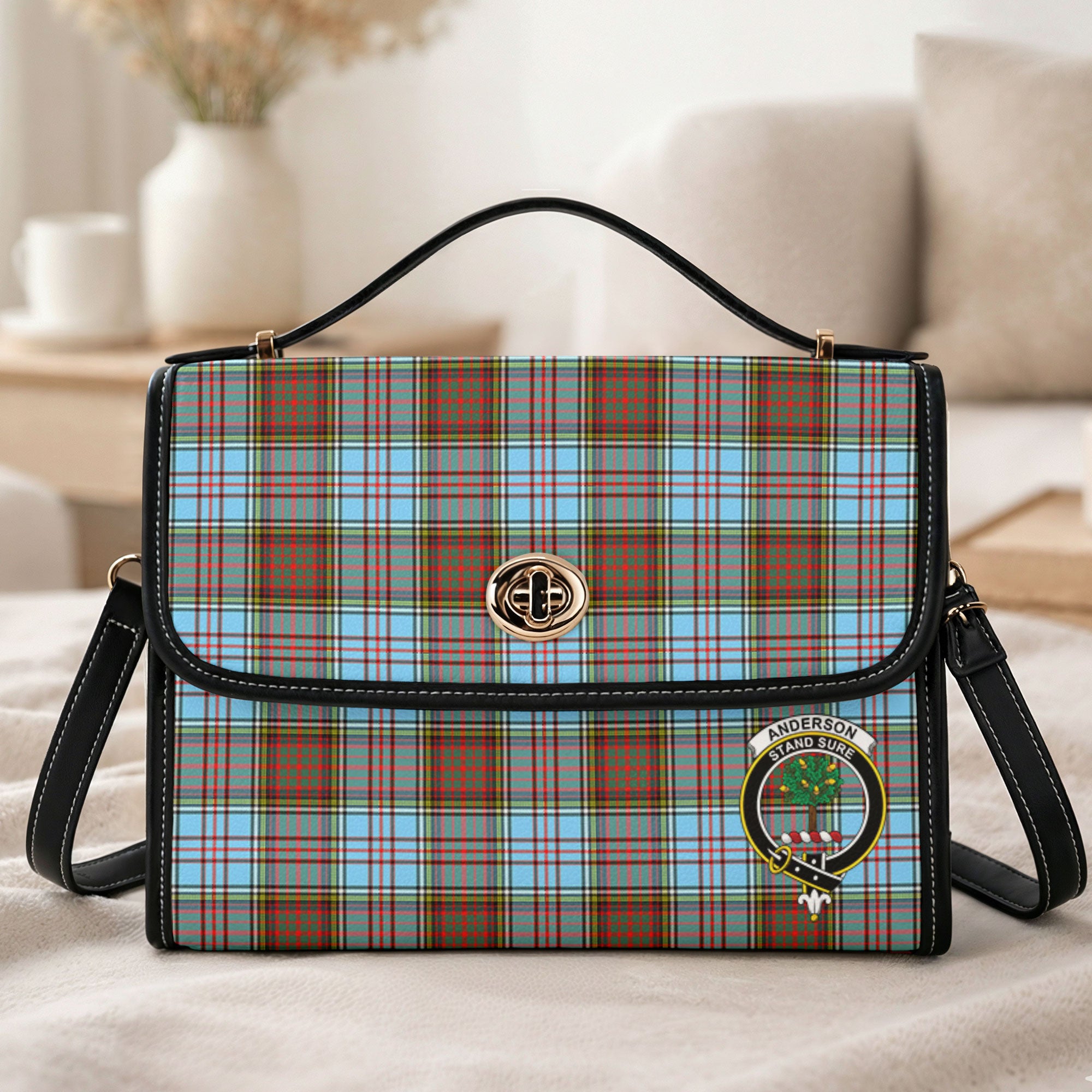 Anderson Ancient Tartan Crest Satchel Bag