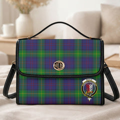Boyle Tartan Crest Satchel Bag