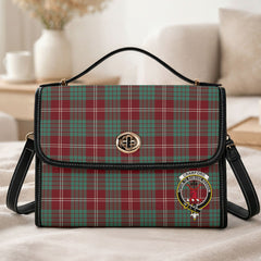 Crawford Modern Tartan Crest Satchel Bag