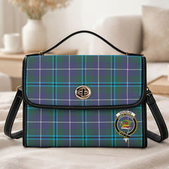Douglas Modern Tartan Crest Satchel Bag