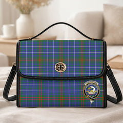 Edmonstone Tartan Crest Satchel Bag