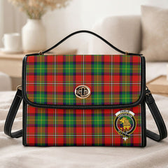Fairlie Tartan Crest Satchel Bag