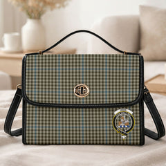Haig Check Tartan Crest Satchel Bag