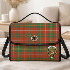 Hay Ancient Tartan Crest Satchel Bag