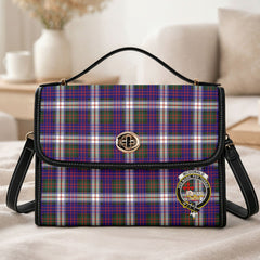 McDonald Dress Modern Tartan Crest Satchel Bag