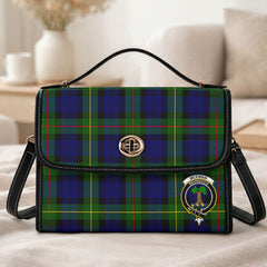 McEwan Modern Tartan Crest Satchel Bag