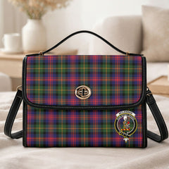 McLennan Modern Tartan Crest Satchel Bag