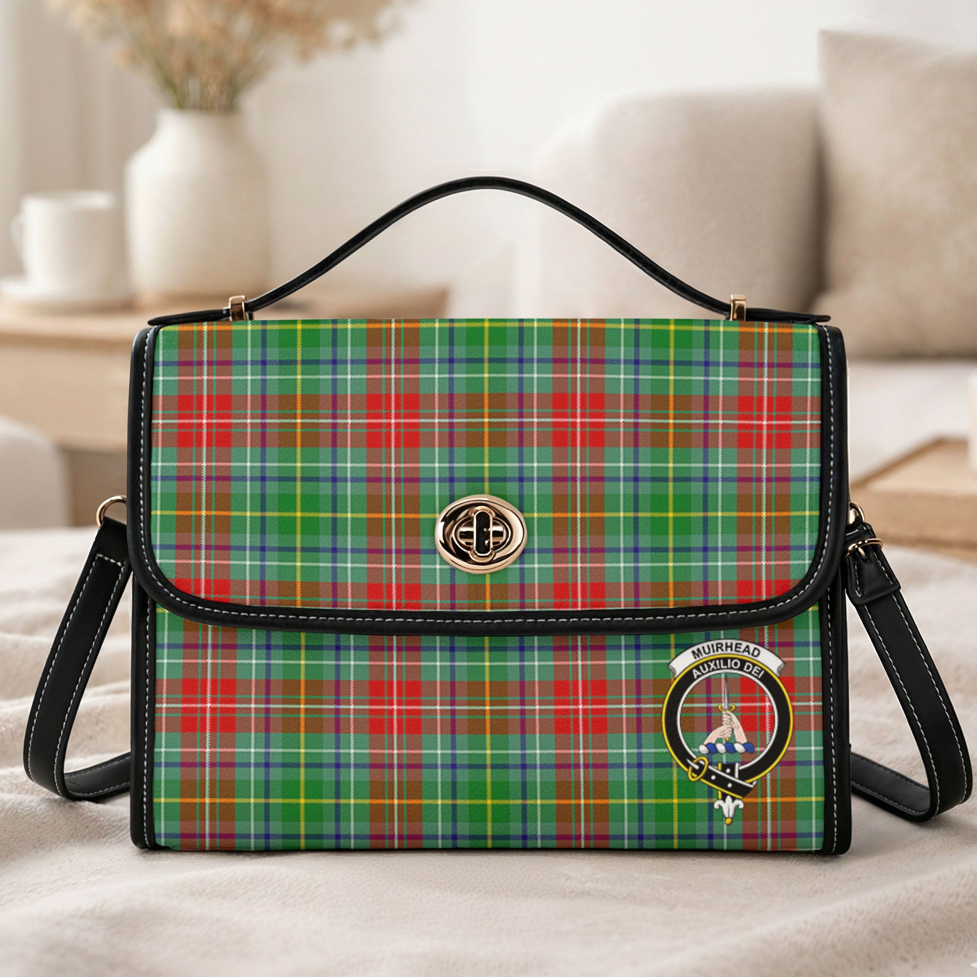 Muirhead Tartan Crest Satchel Bag