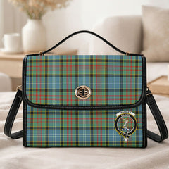 Paisley District Tartan Crest Satchel Bag