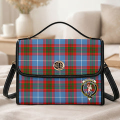 Pennycook Tartan Crest Satchel Bag