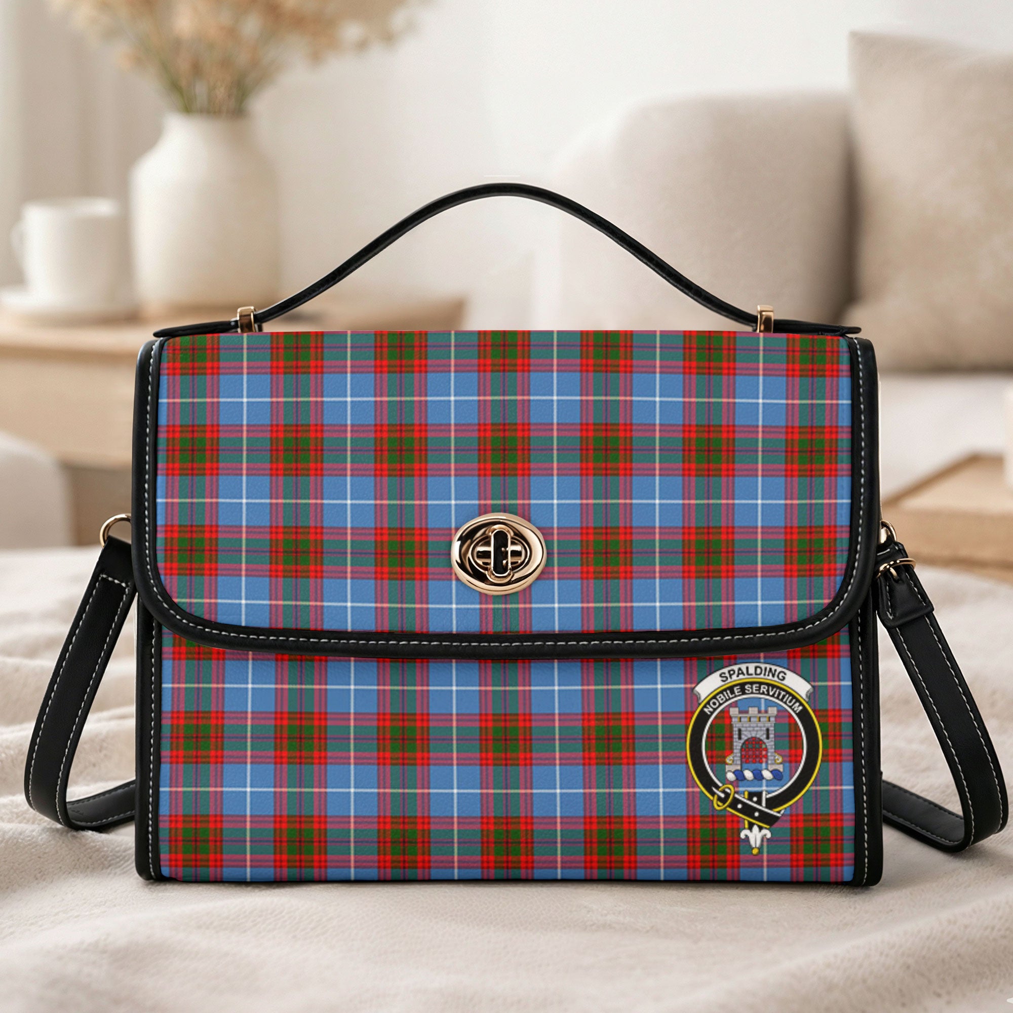 Spalding Tartan Crest Satchel Bag