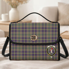 Taylor Weathered Tartan Crest Satchel Bag