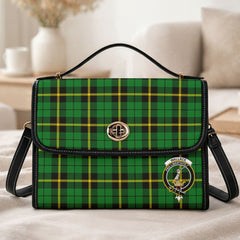 Wallace Hunting Modern Tartan Crest Satchel Bag