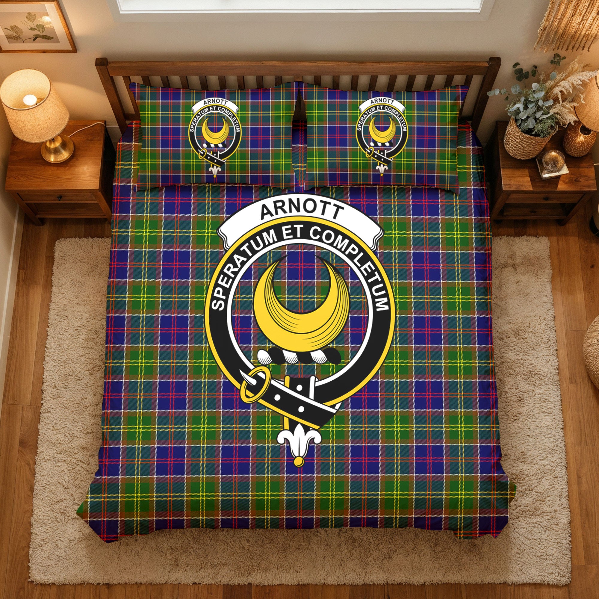 Arnott Tartan Crest Bedding Set