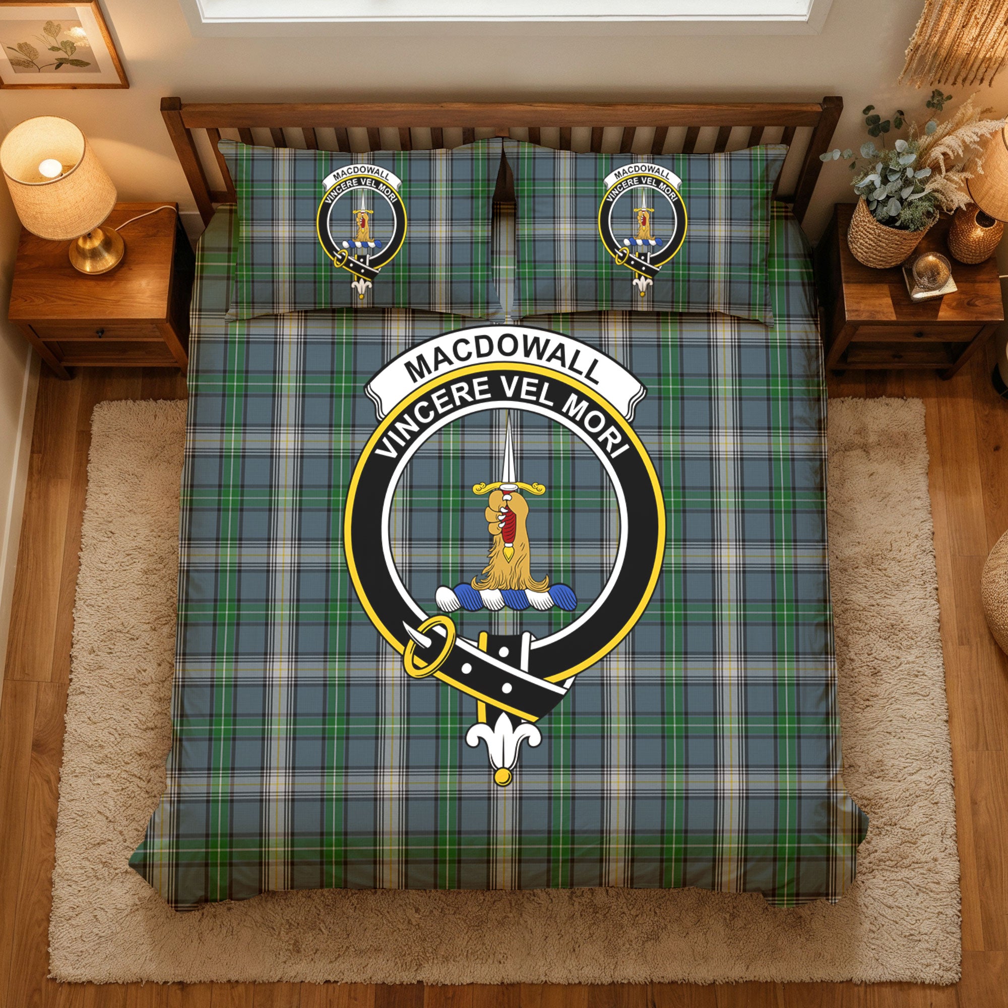 MacDowall Tartan Crest Bedding Set
