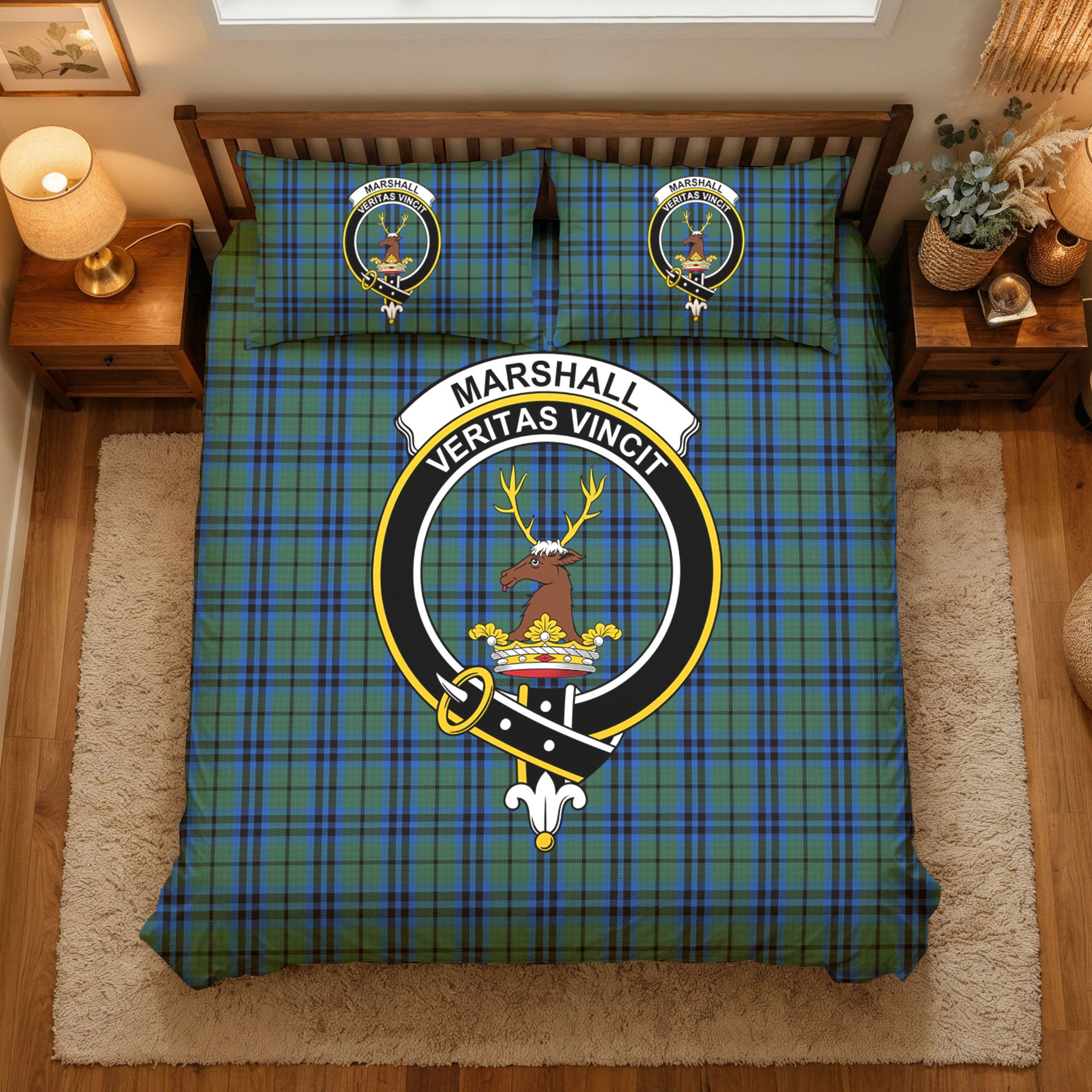 Marshall Tartan Crest Bedding Set