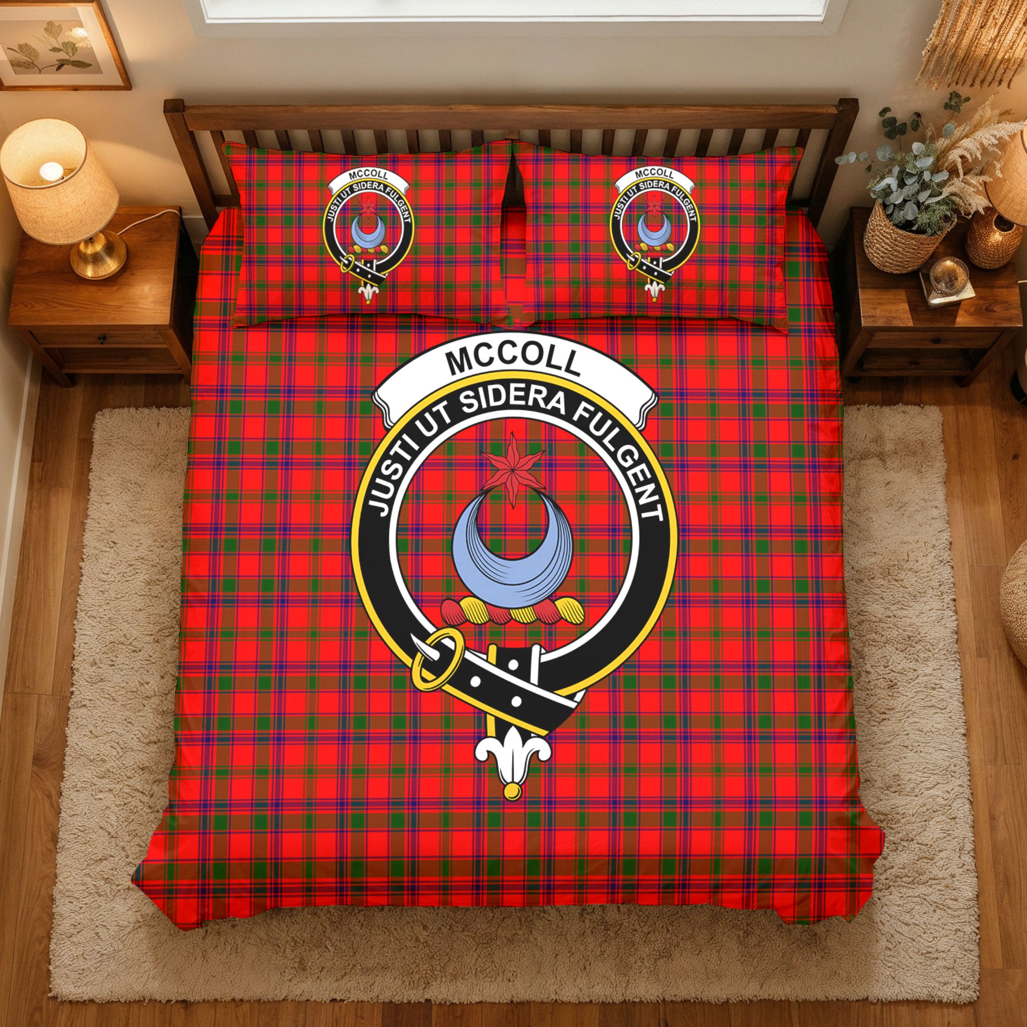 McColl Tartan Crest Bedding Set
