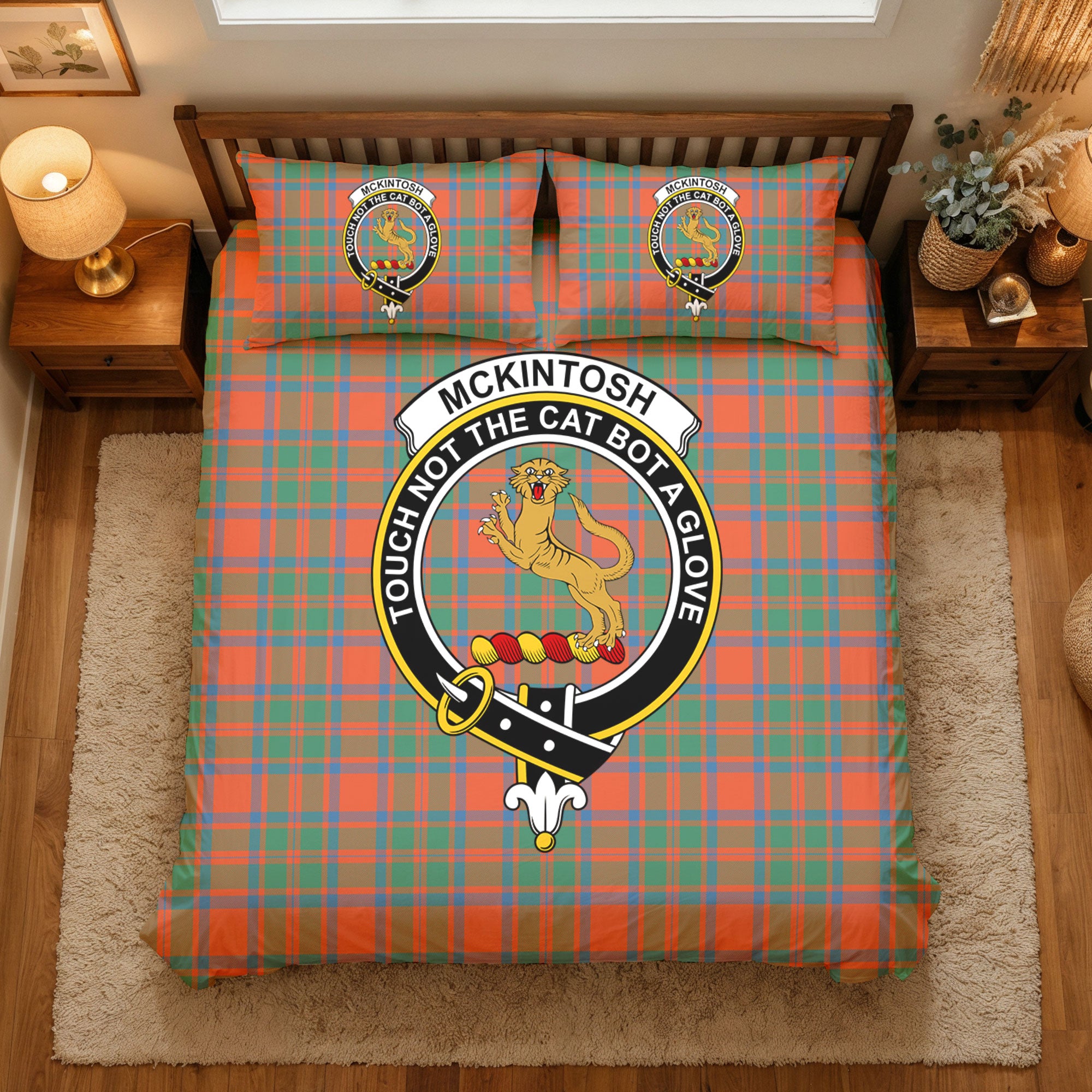 McKintosh Ancient Tartan Crest Bedding Set