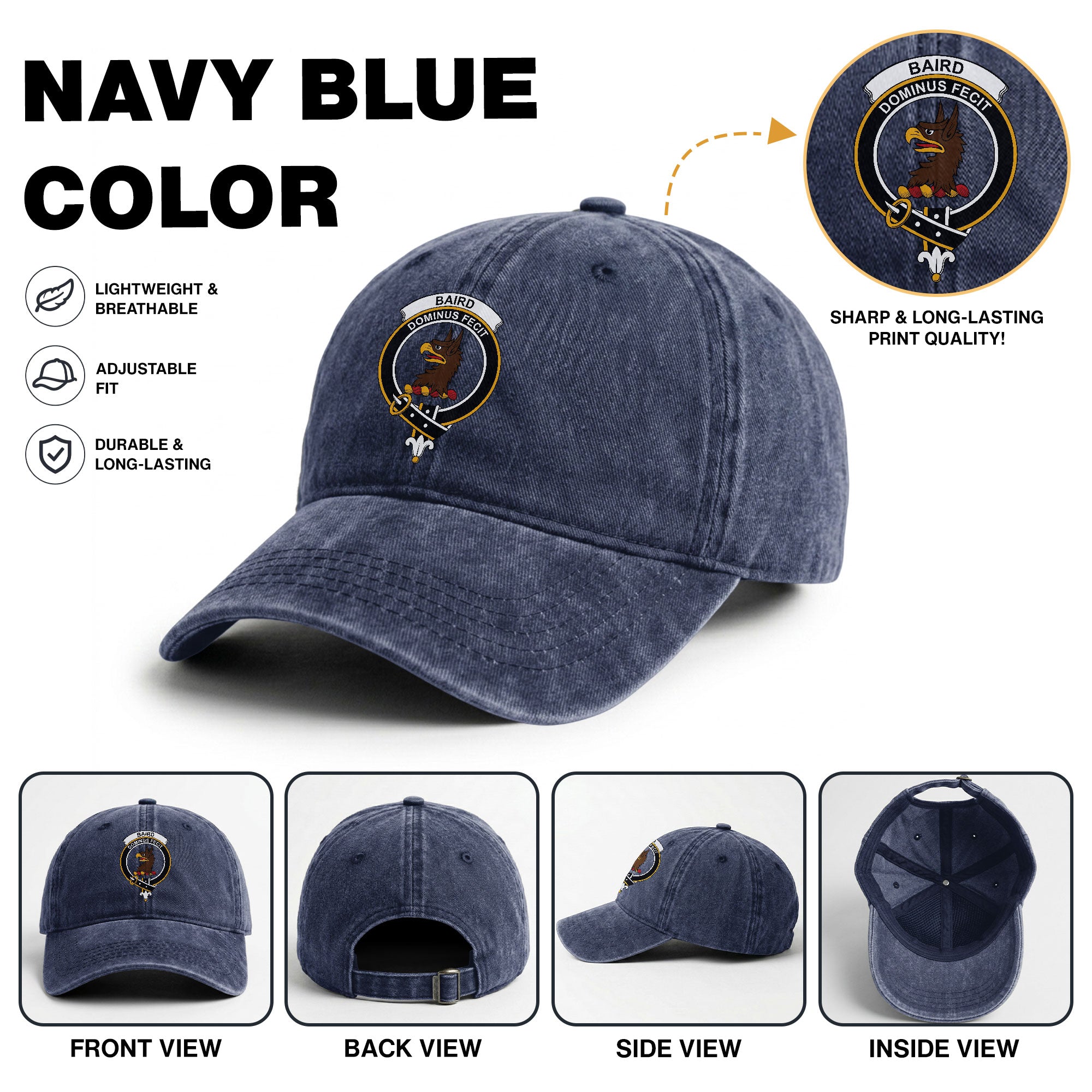 Baird Crest Washed Classic Cap