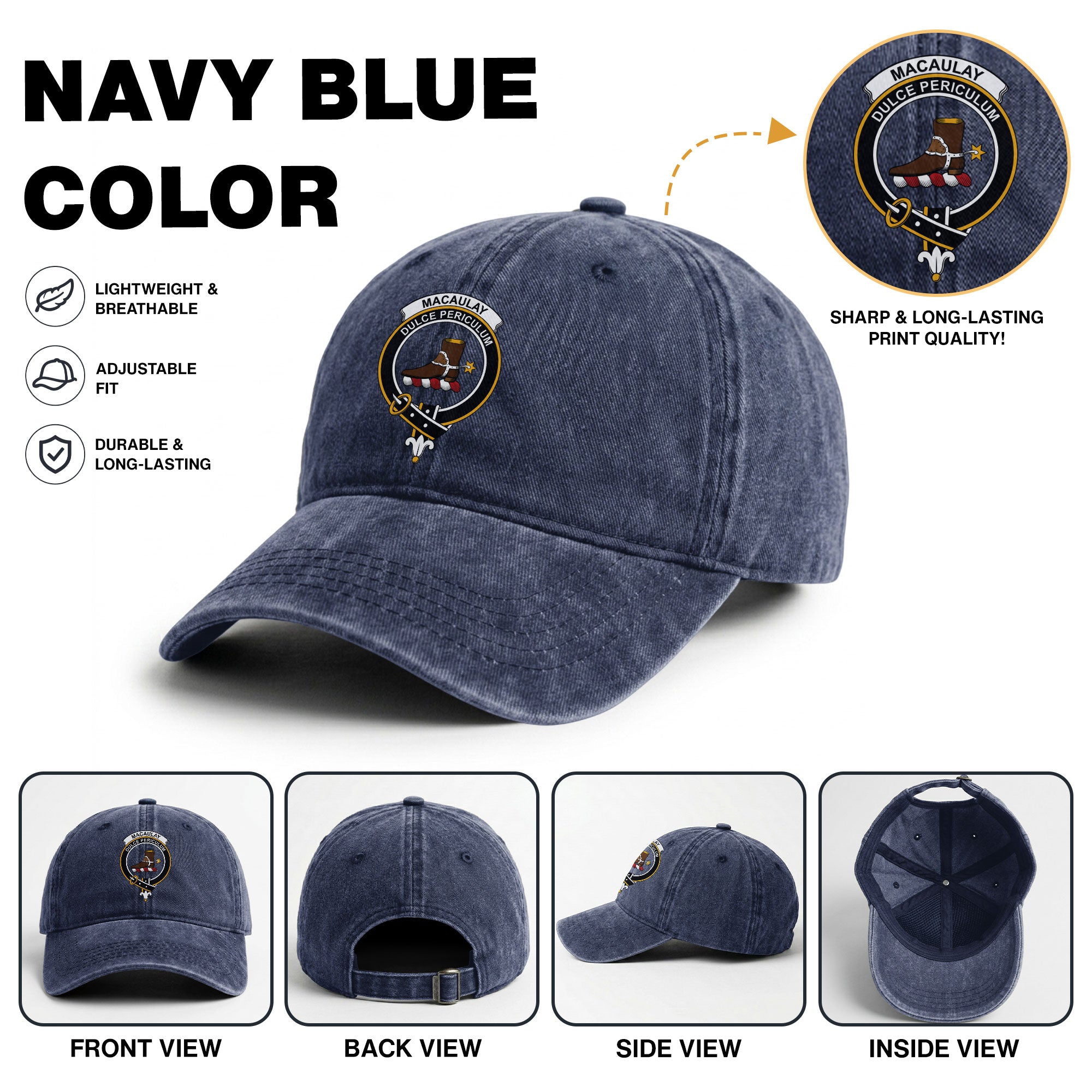 MacAulay Crest Washed Classic Cap
