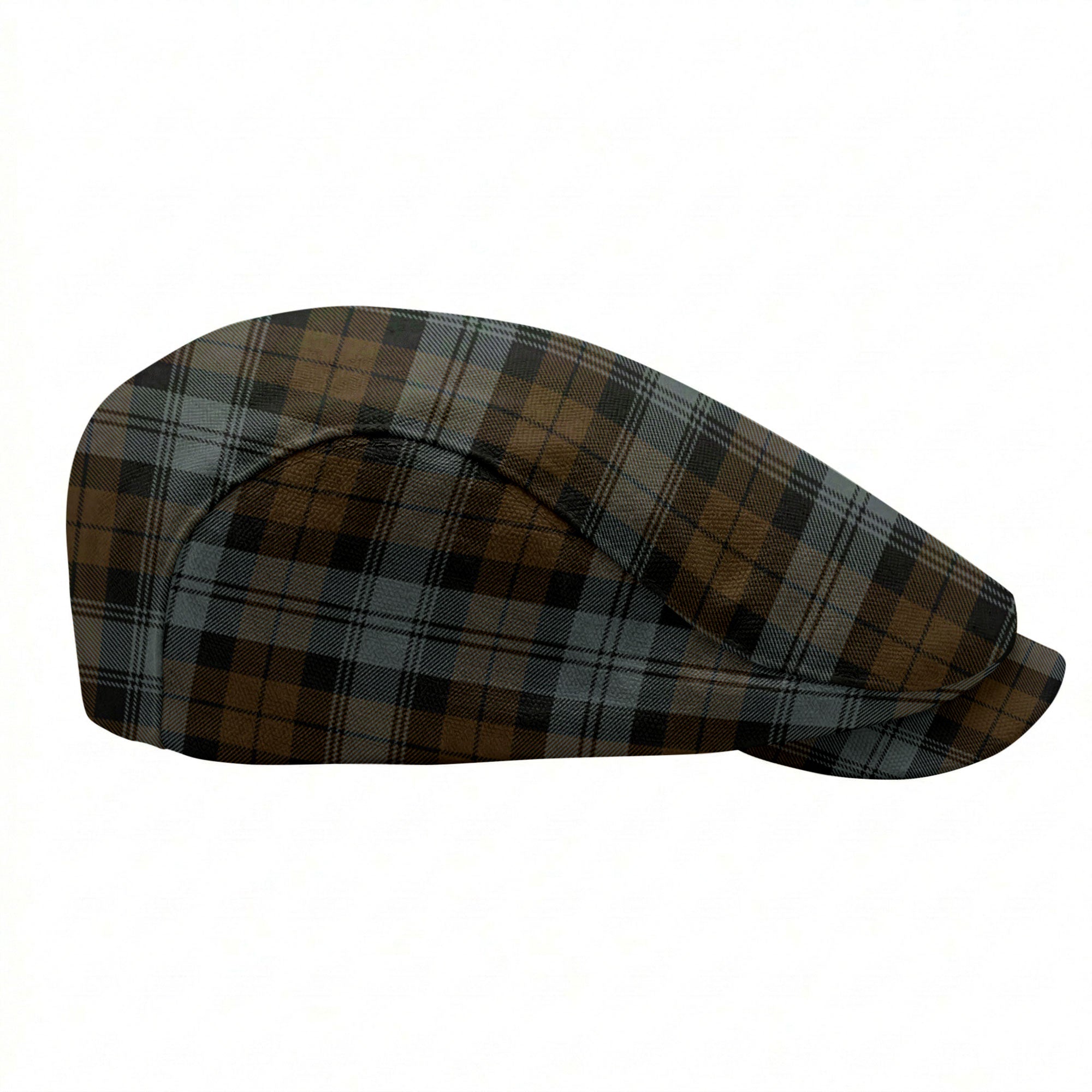 Black Watch Weathered Tartan Flat Caps