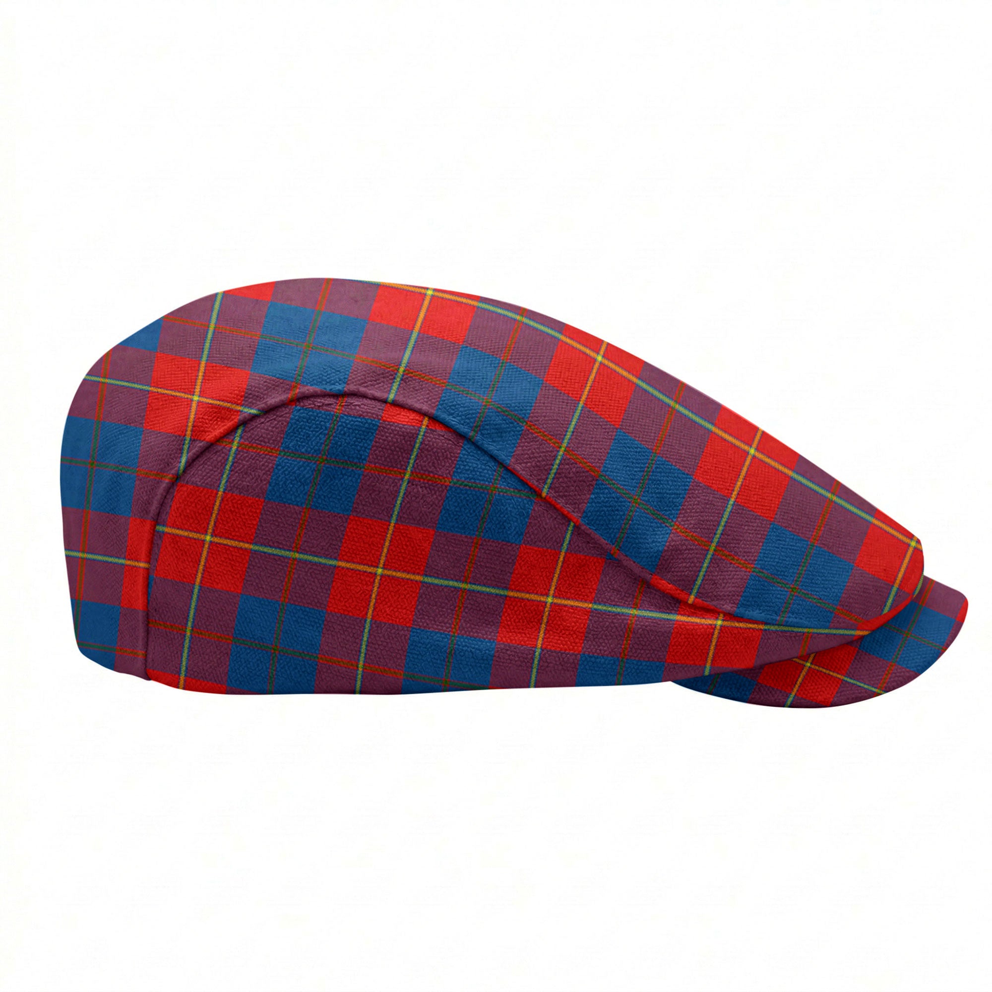 Galloway Red Tartan Flat Caps