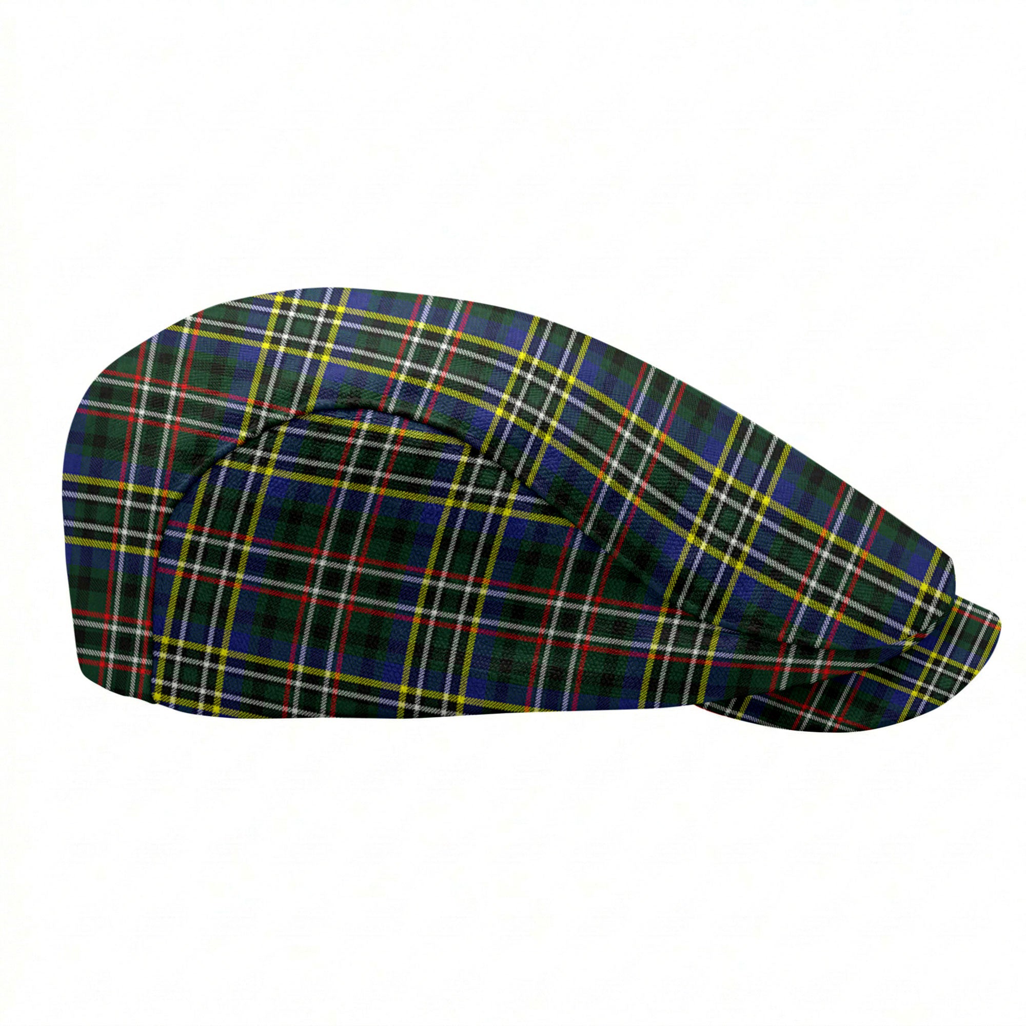 Scott Green Modern Tartan Flat Caps