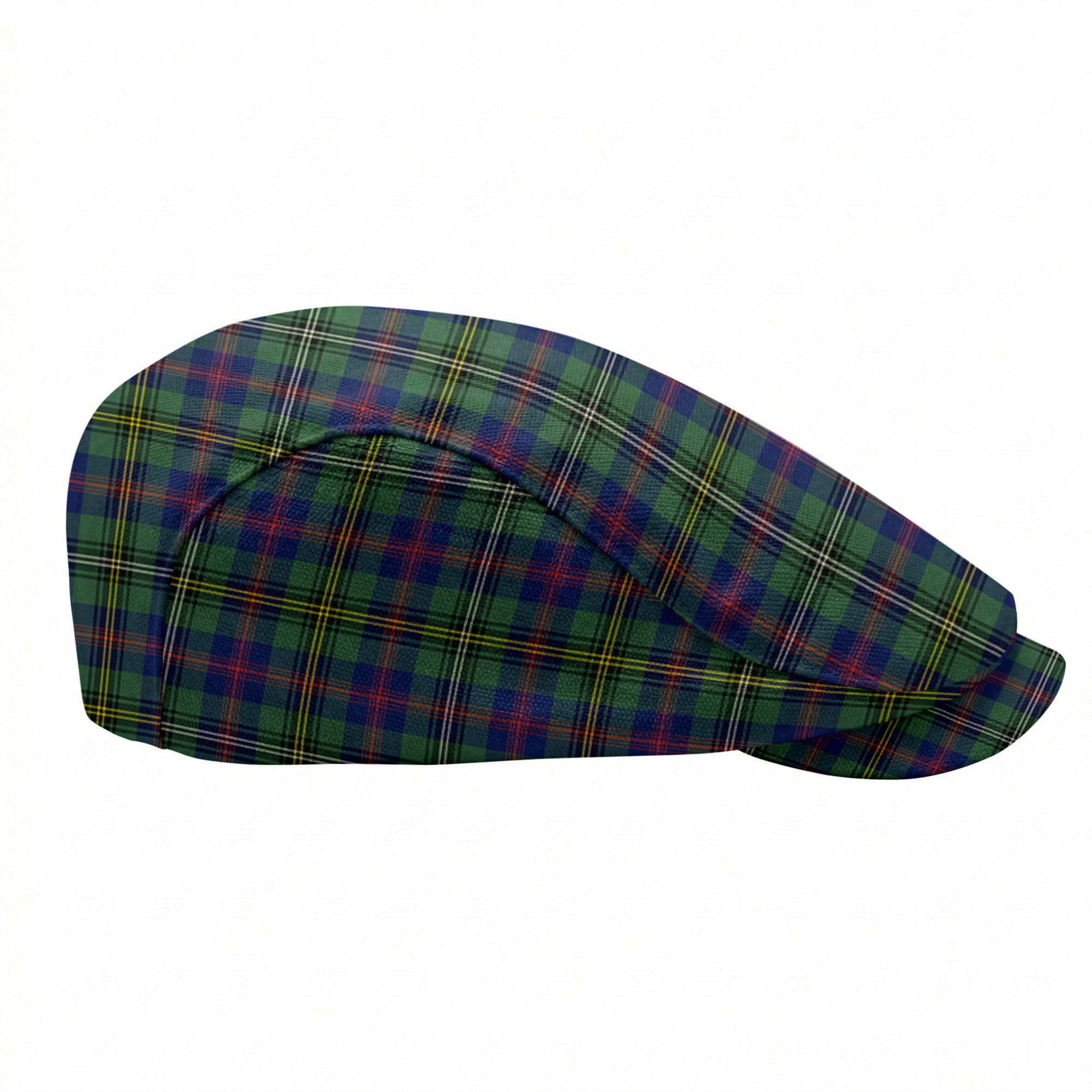 Wood Tartan Flat Caps
