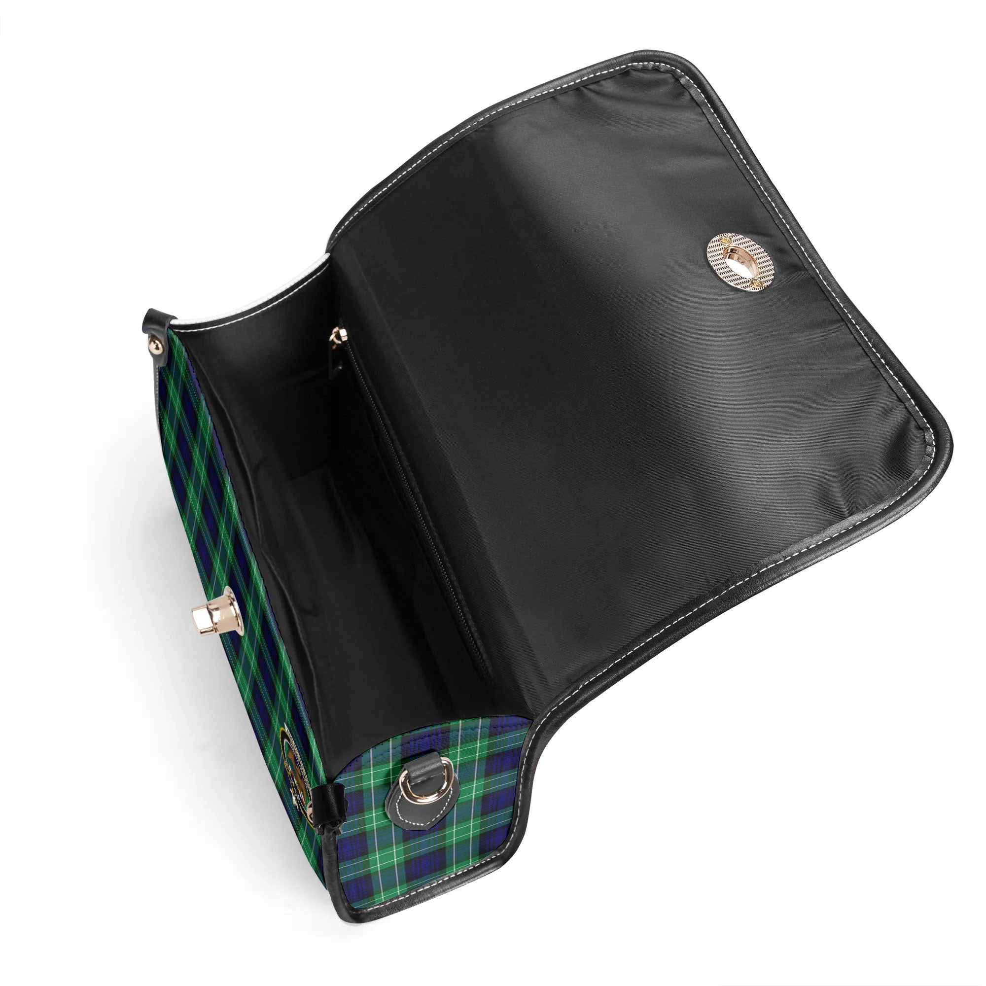 Abercrombie Tartan Crest Satchel Bag