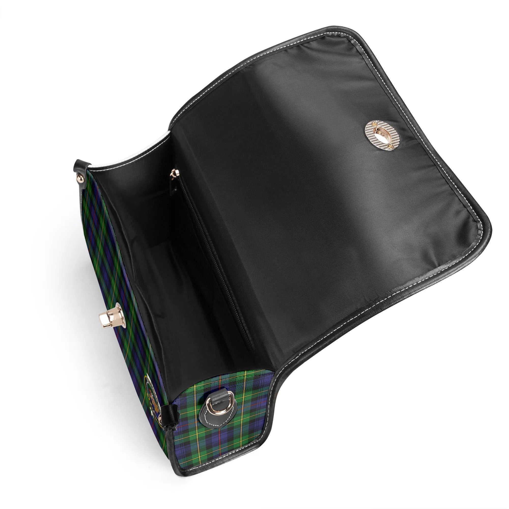 Baillie Tartan Crest Satchel Bag