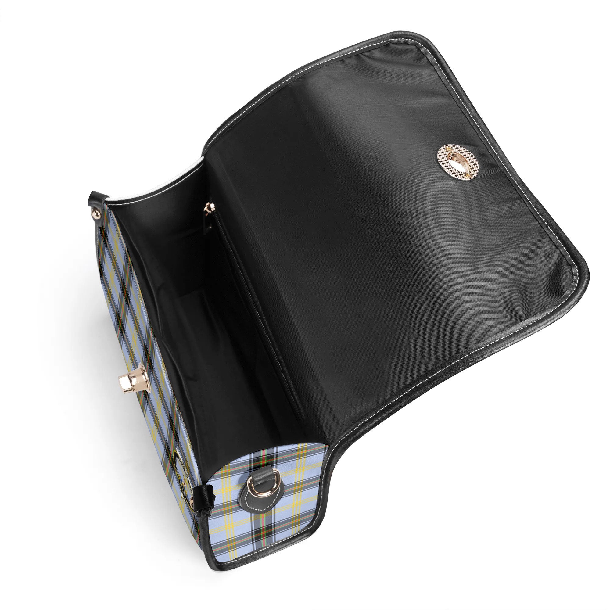 Bell of the Borders Tartan Crest Satchel Bag