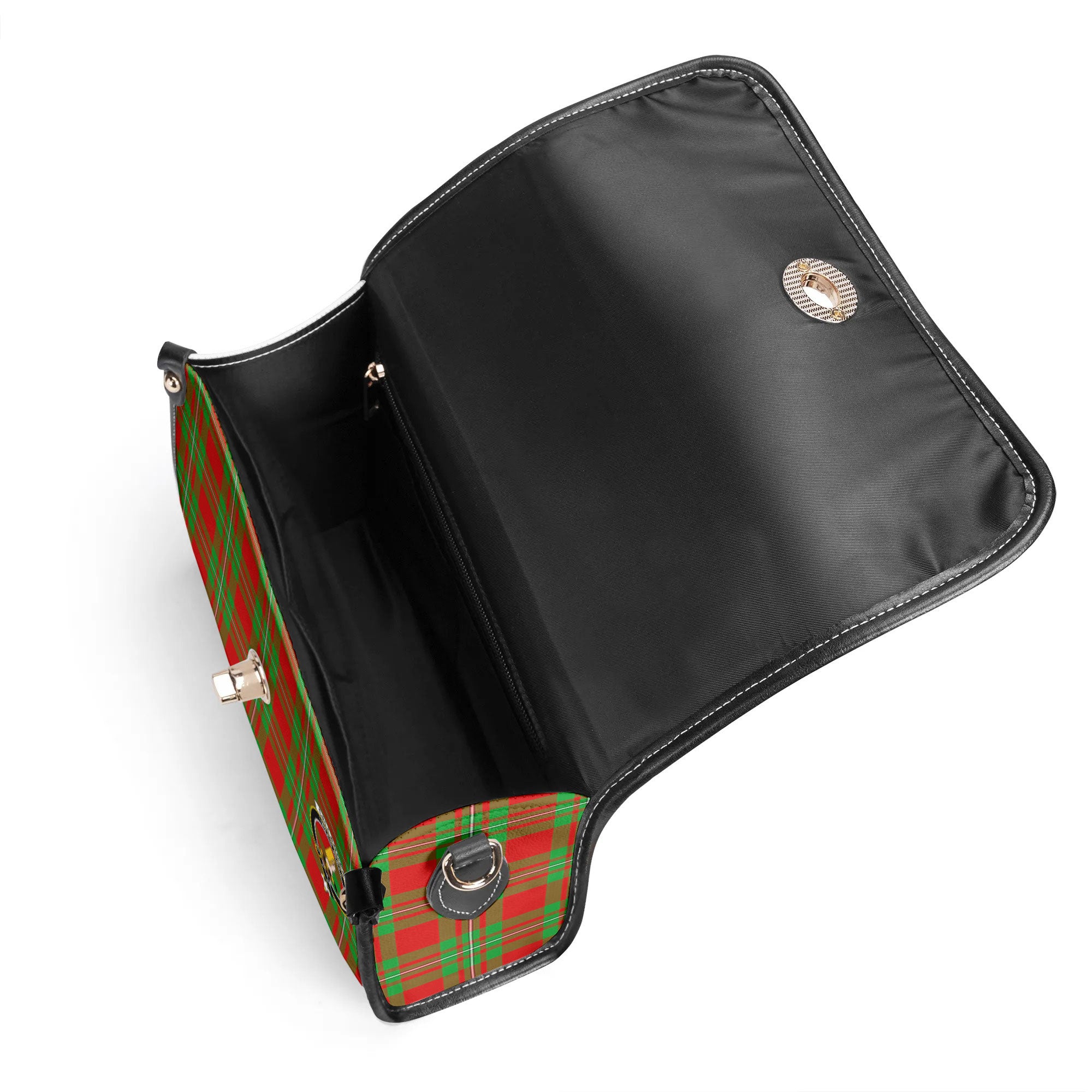 Callander Tartan Crest Satchel Bag