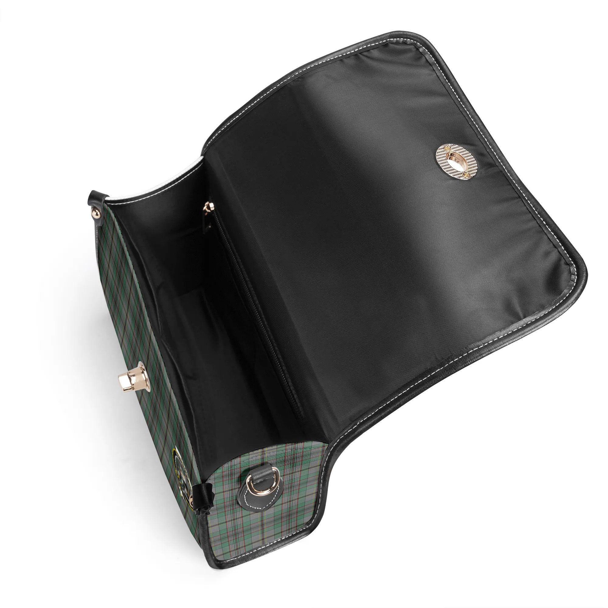 Craig Tartan Crest Satchel Bag