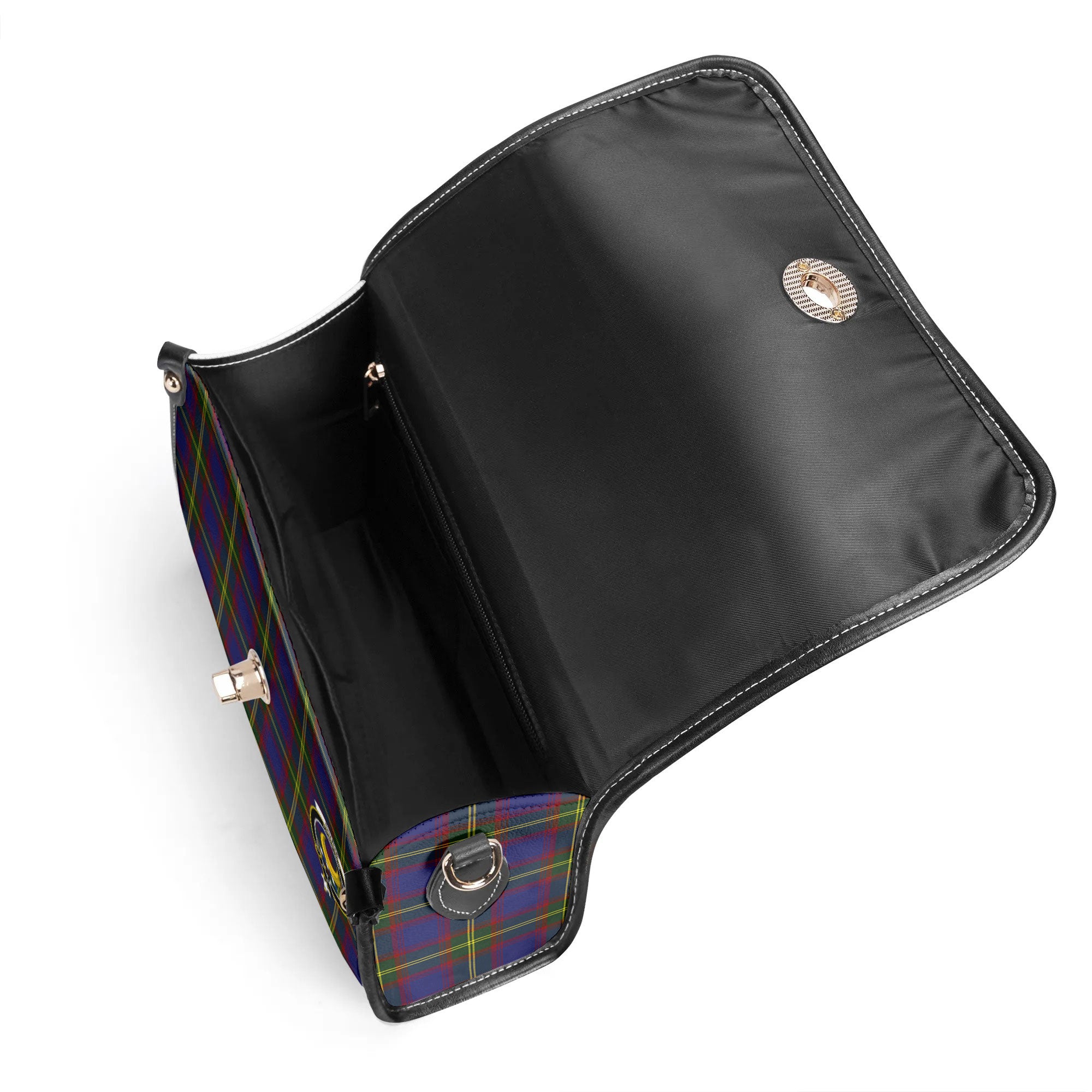 Durie Tartan Crest Satchel Bag