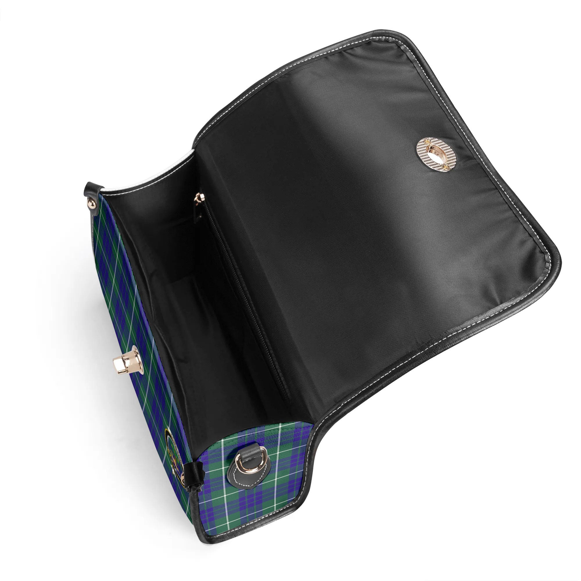 Hamilton Hunting Modern Tartan Crest Satchel Bag