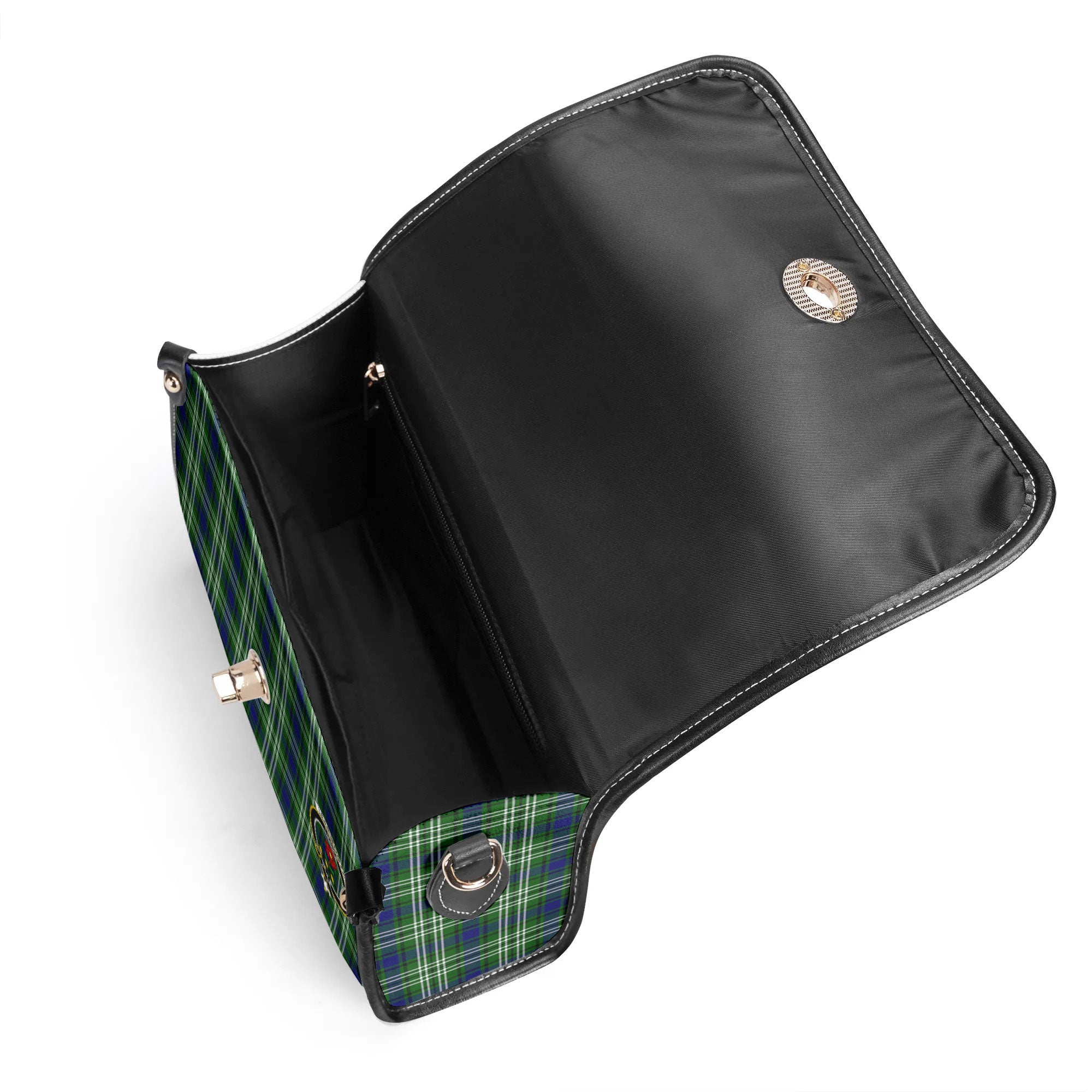 Learmonth Tartan Crest Satchel Bag