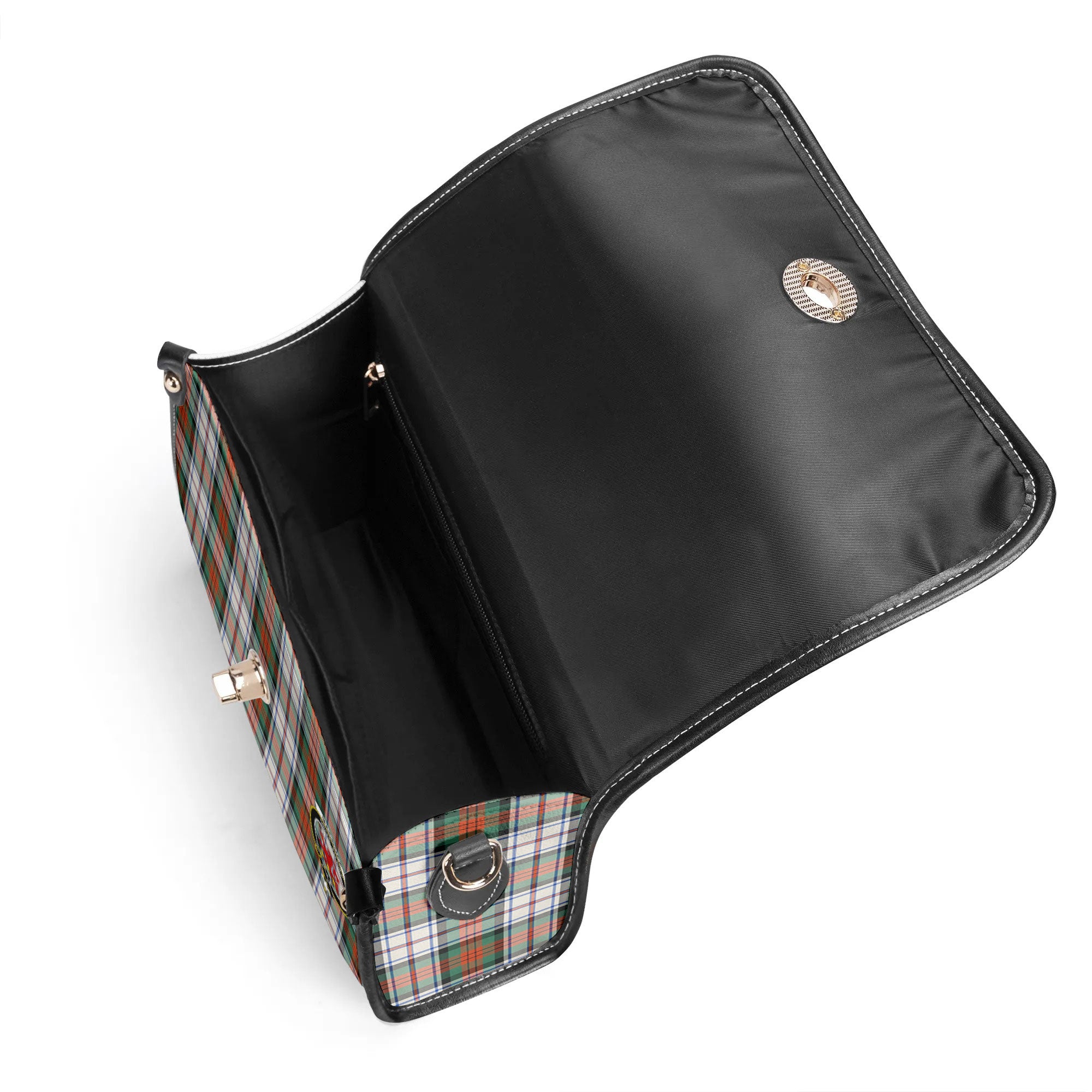 MacDuff Dress Ancient Tartan Crest Satchel Bag