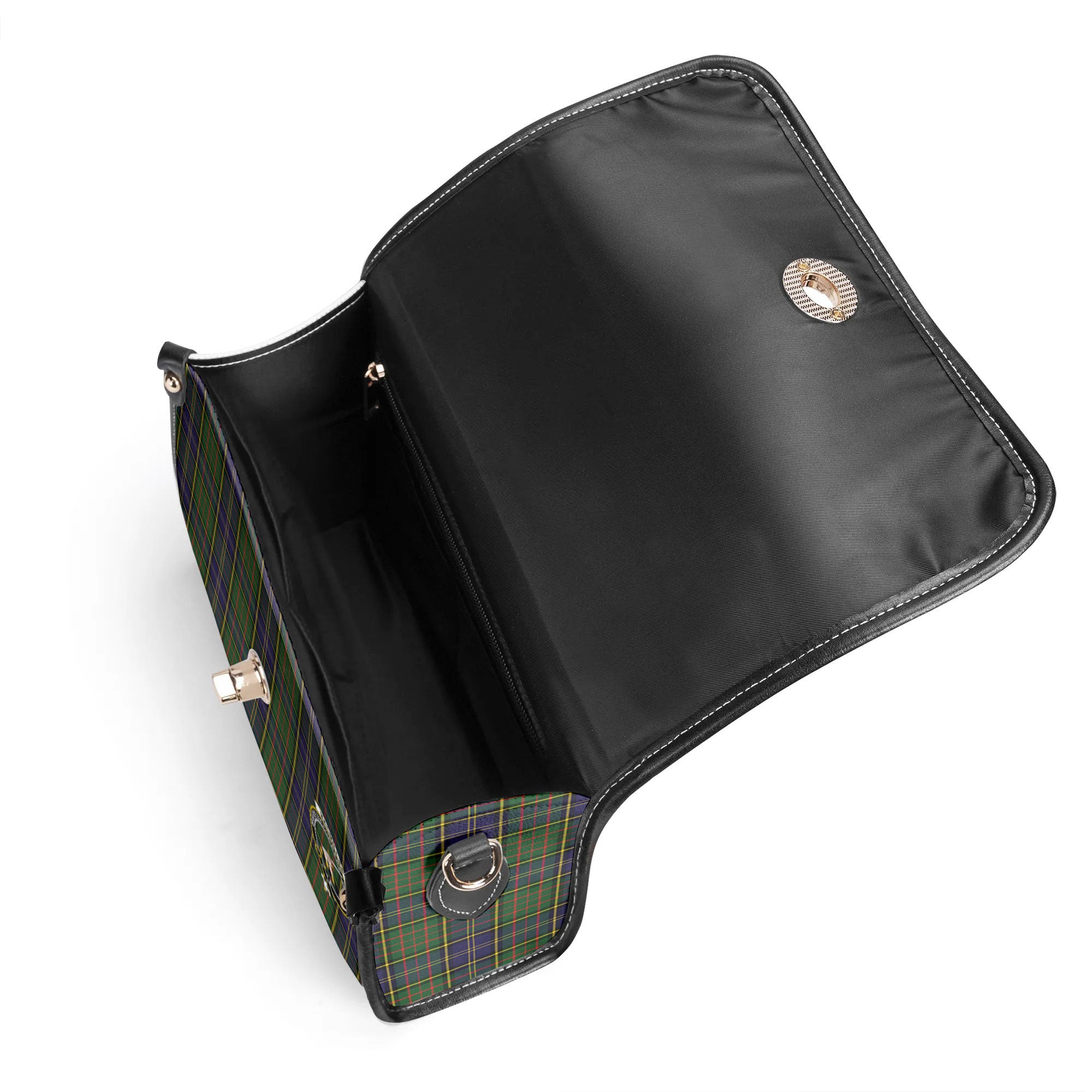 MacMillan Hunting Modern Tartan Crest Satchel Bag