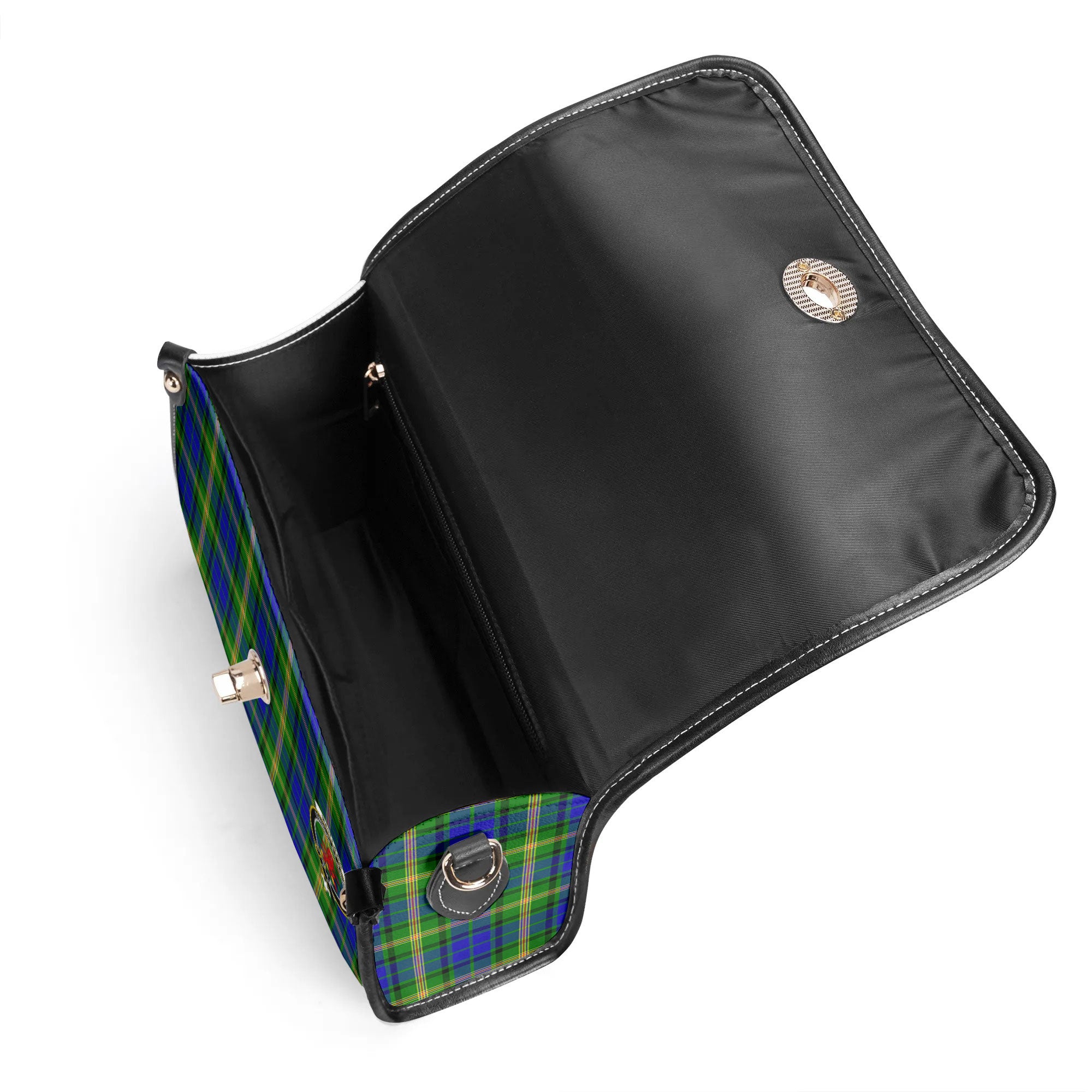 Maitland Tartan Crest Satchel Bag