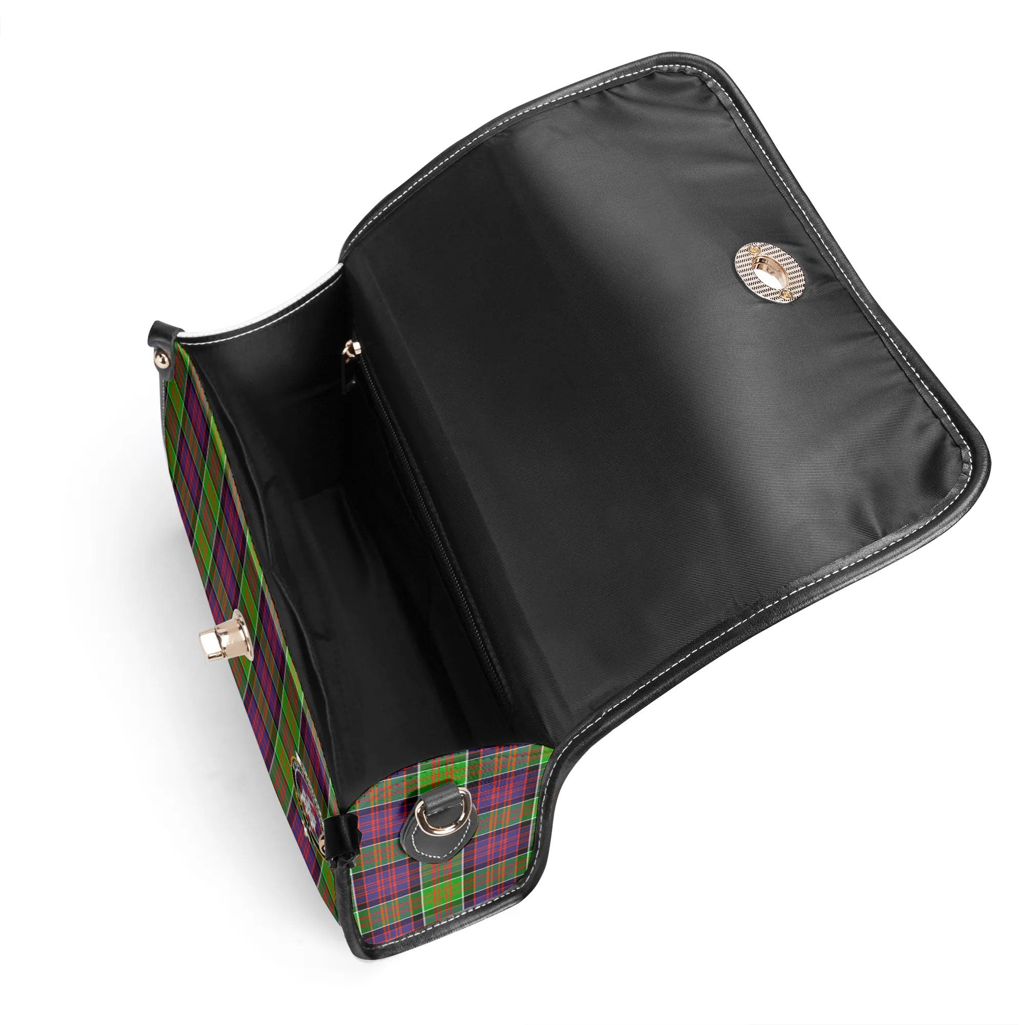 McDonald (Clan Ranald) Tartan Crest Satchel Bag