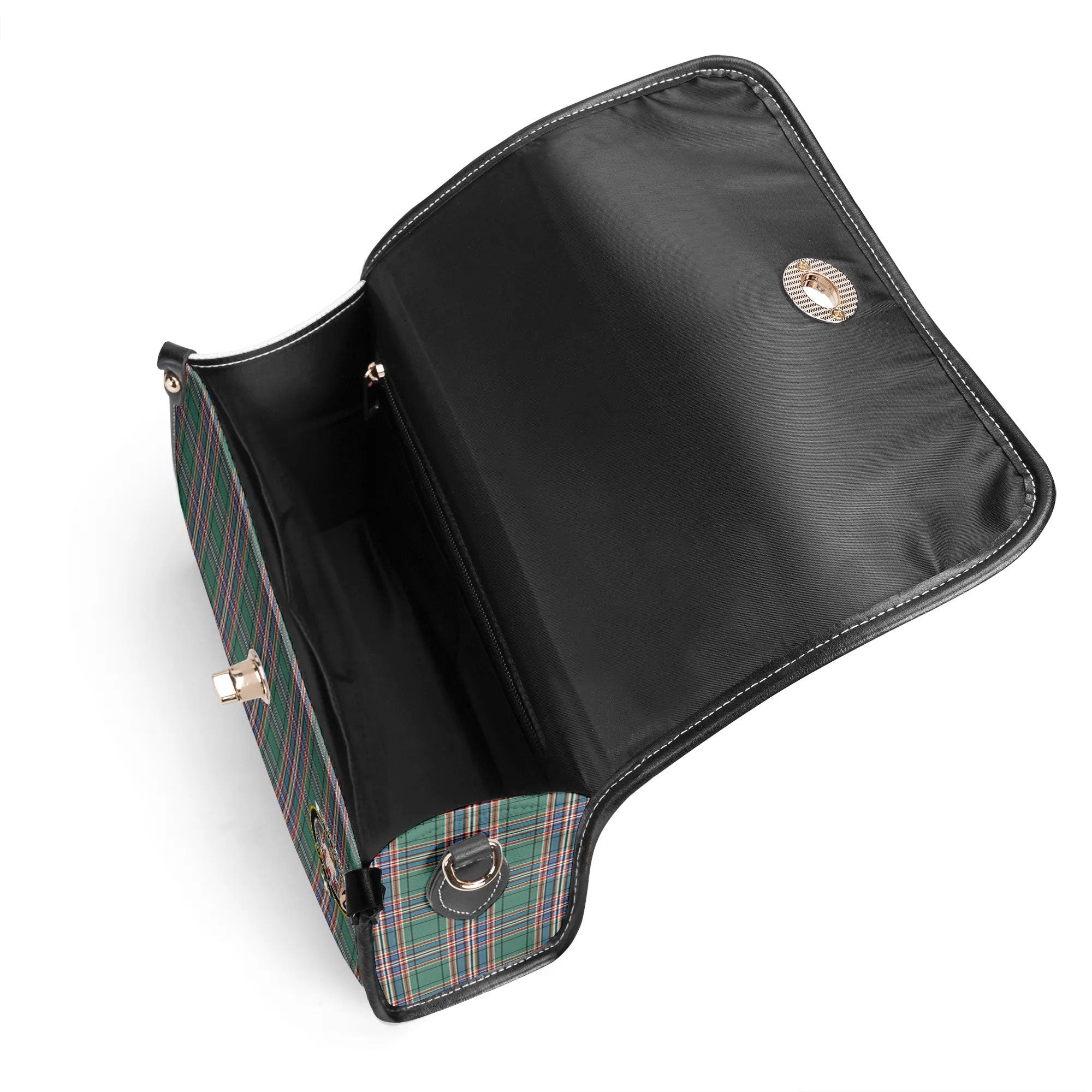 McFarlane Hunting Ancient Tartan Crest Satchel Bag