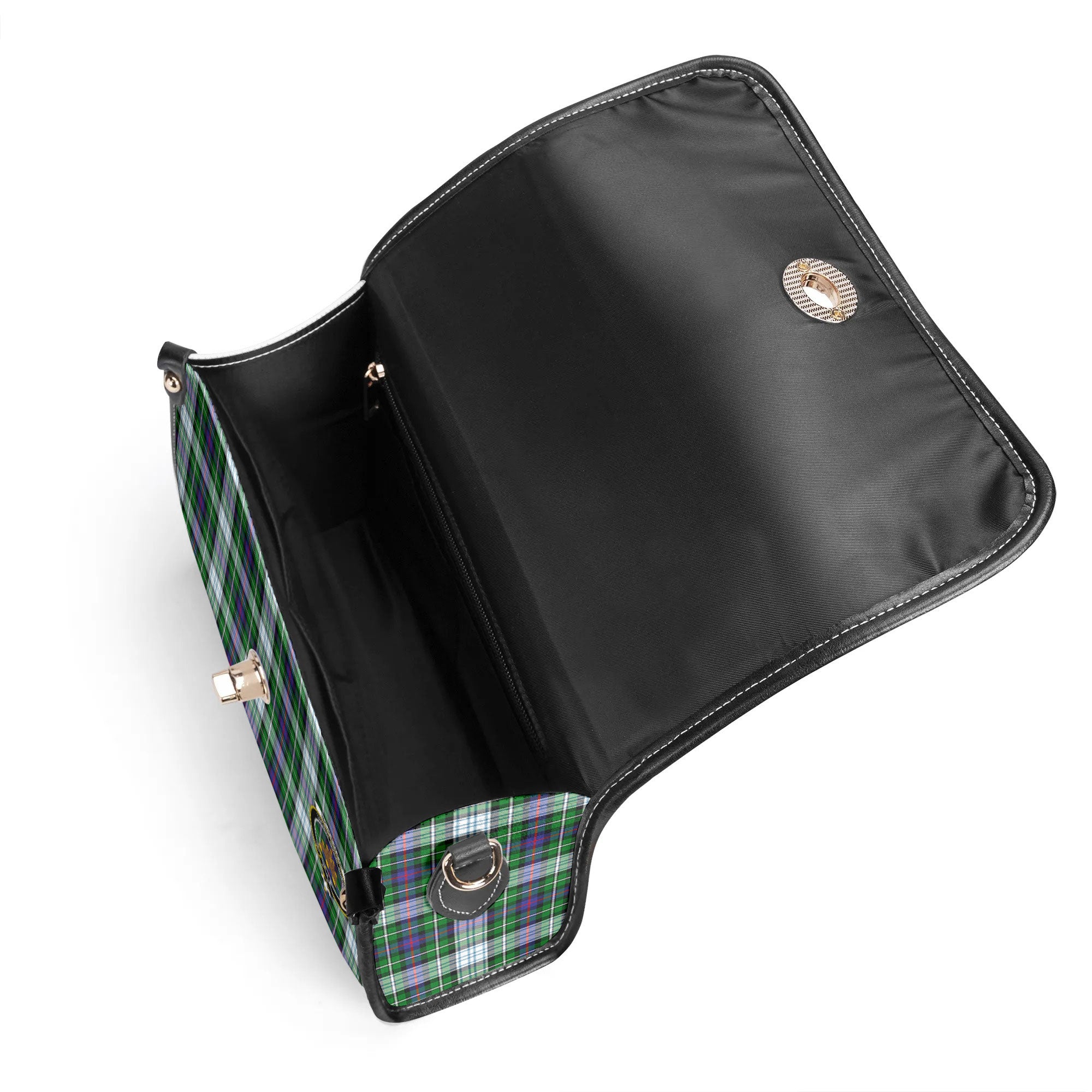 McKenzie Dress Modern Tartan Crest Satchel Bag