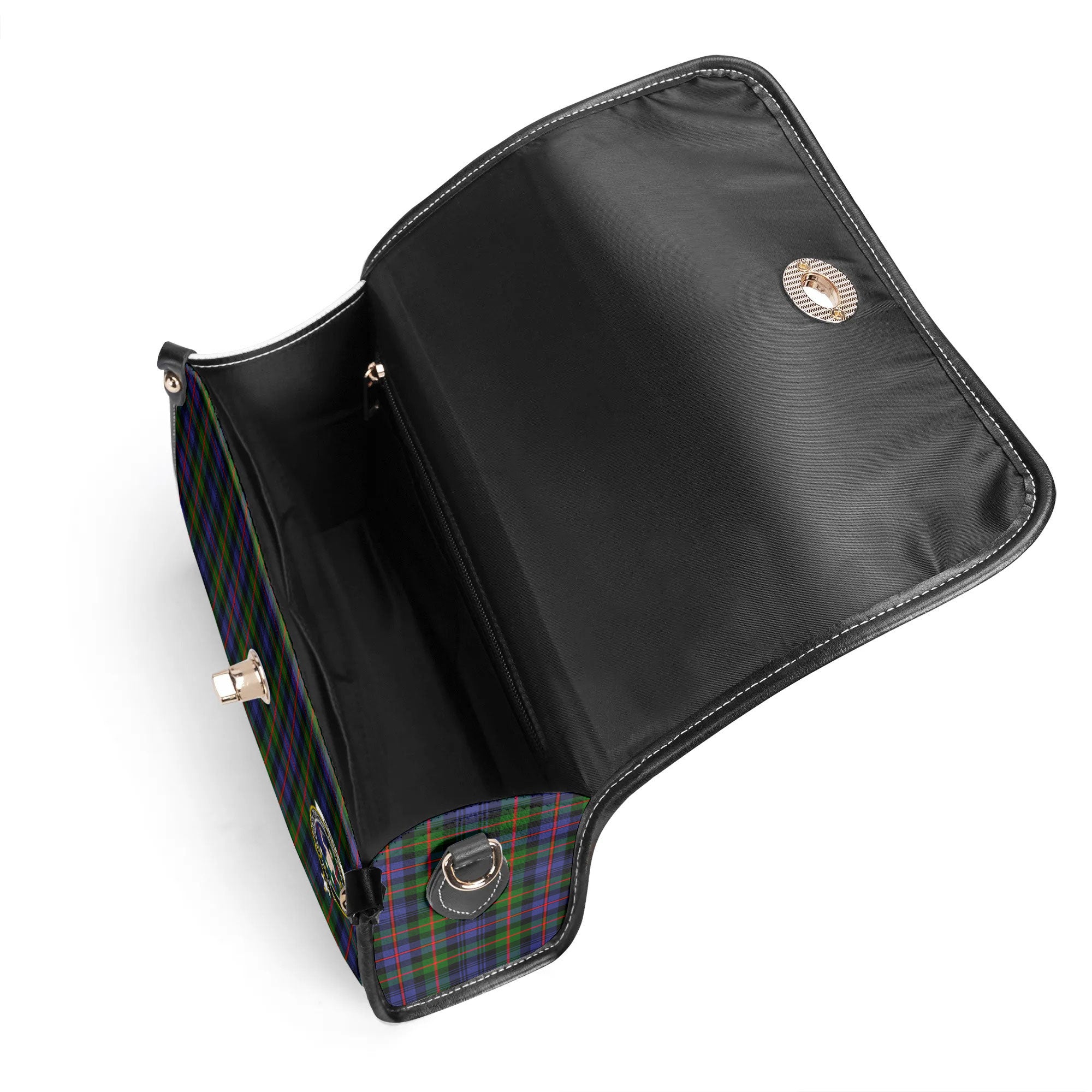 Murray of Atholl Modern Tartan Crest Satchel Bag