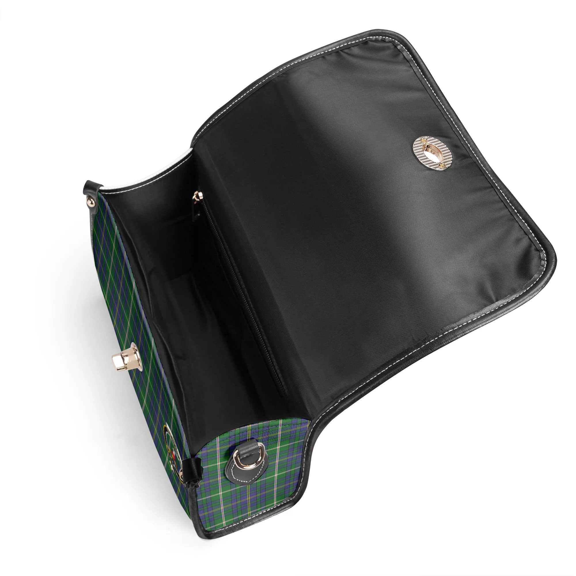 Orr Tartan Crest Satchel Bag