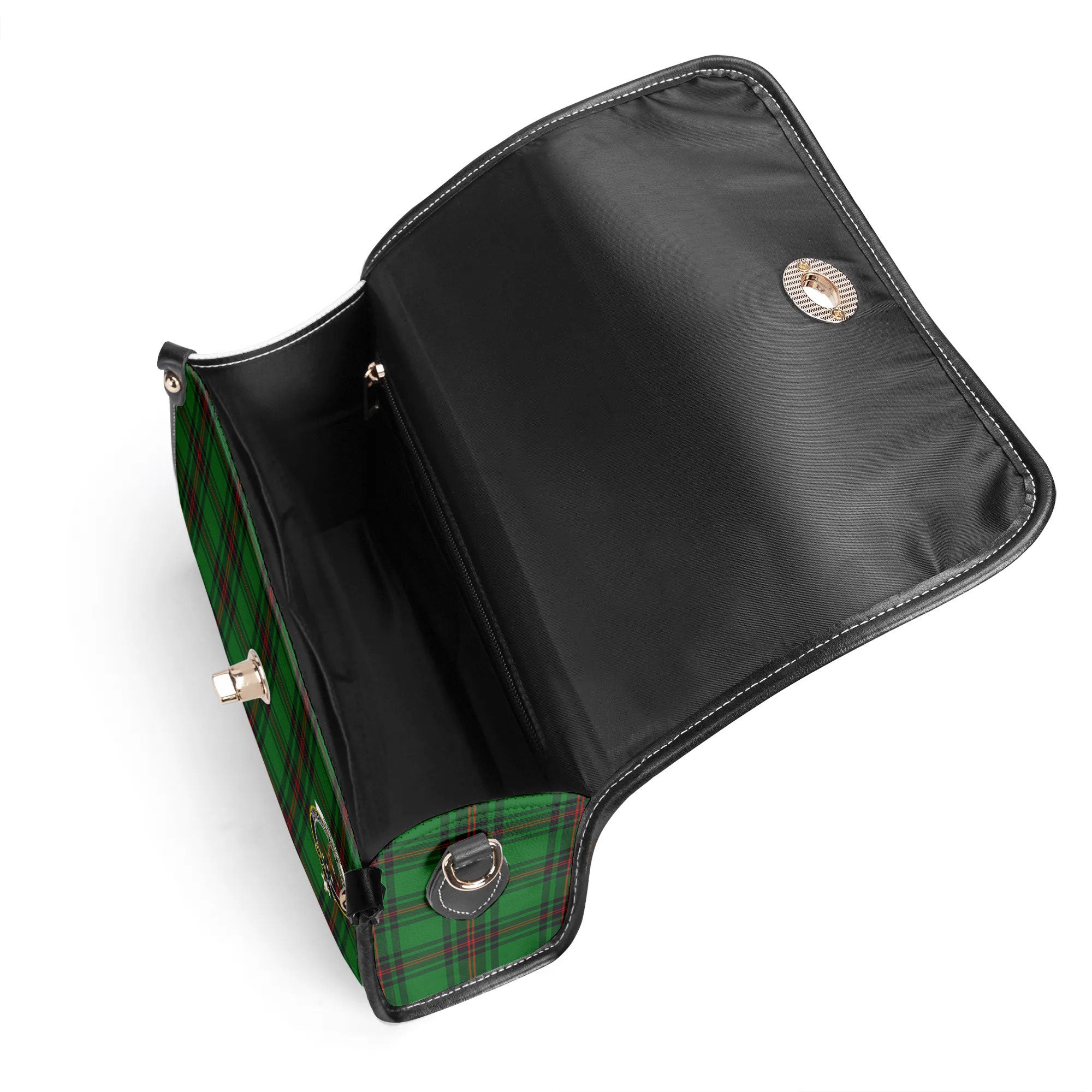 Orrock Tartan Crest Satchel Bag